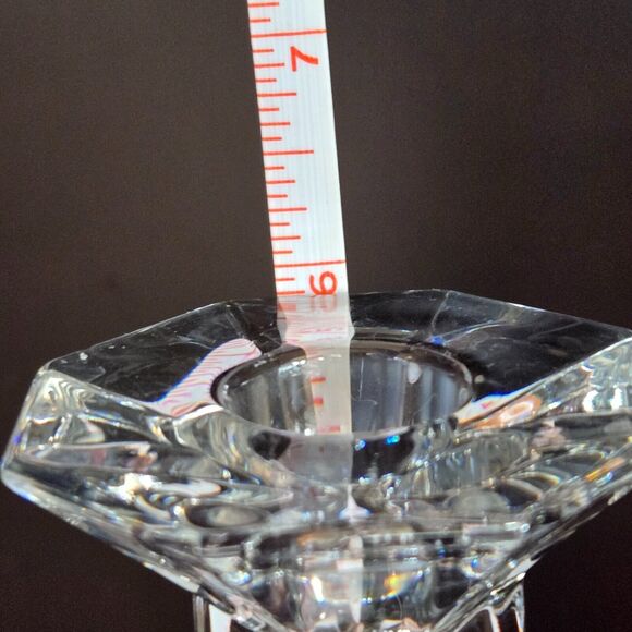 LENOX Fine Crystal 6" Candlesticks Pillars Set Of 2 Made In Germany XLNT Cond! - Picture 8 of 8